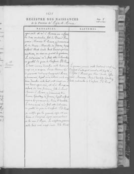 Registre de naissances 1821-1856.