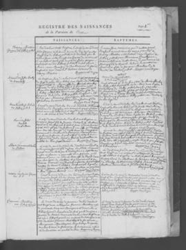 Registre de naissances 1821-1873.