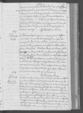 Registre d'annonces de mariage 1821-1873.
