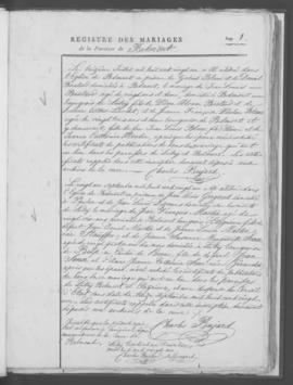 Registre de mariages 1821-1875