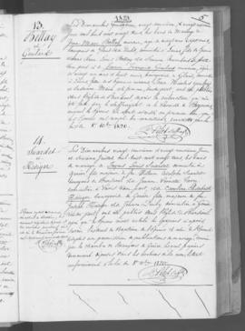 Registre d'annonces de mariage 1821-1838.
