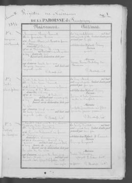 Registre de naissances 1854-1875.