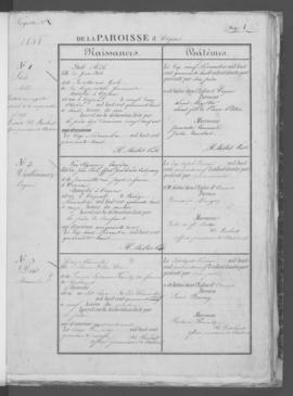 Registre de naissances 1848-1875.