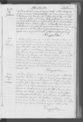 Registre d'annonces de mariage 1843-1821.
