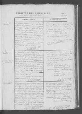 Registre de naissances 1821-1866.