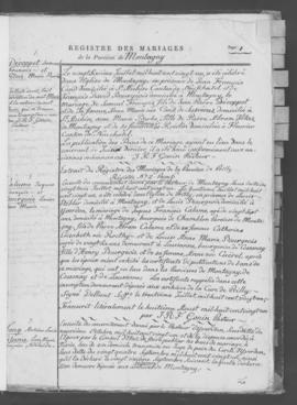Registre de mariages 1821-1872.