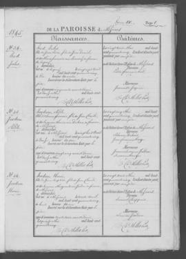 Registre de naissances 1845-1865.