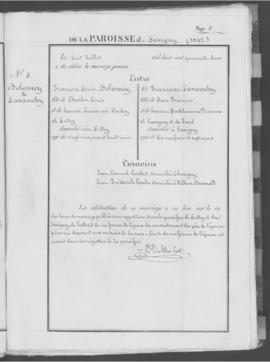 Registre de mariages 1842-1869.