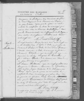 Registre de mariages 1821-1841.