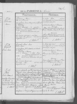 Registre de naissances 1850-1875.