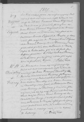 Registre d'annonces de mariage 1857-1868.