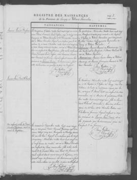Registre de naissances 1821-1869.