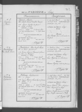 Registre de naissances 1838-1861.