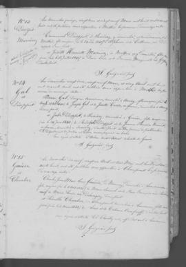 Registre d'annonces de mariage 1867-1882.