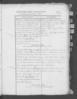 Registre de naissances 1821-1834.