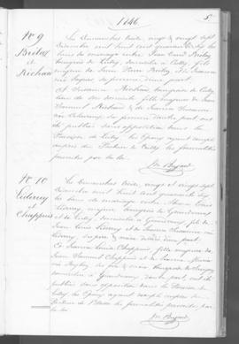 Registre d'annonces de mariage 1846-1852.