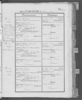Registre de naissances 1830-1833.