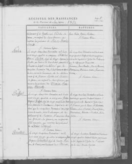 Registre de naissances 1824-1827.