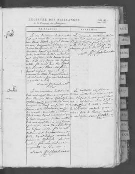 Registre de naissances 1821-1833.