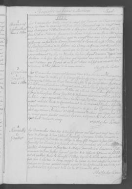 Registre d'annonces de mariage 1821-1866.