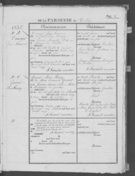 Registre de naissances 1835-1859.
