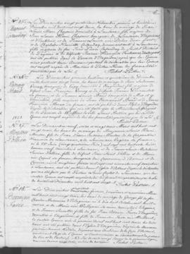 Registre d'annonces de mariage 1821-1875.