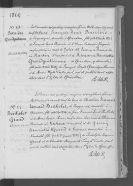 Registre d'annonces de mariage 1868-1882.