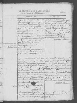 Registre de naissances 1821-1864.