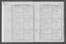 Registre de naissances 1834-1847.