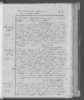 Registre de mariages 1821-1870.