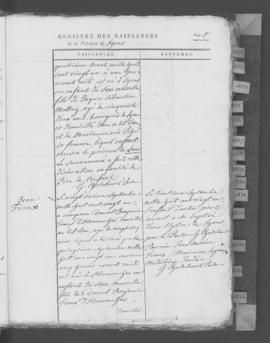 Registre de naissances 1821-1835.