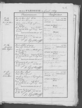 Registre de naissances 1839-1865.