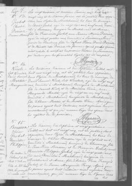 Registre d'annonces de mariage 1821-1844.