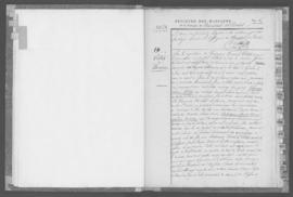 Registre de mariages 1821-1838.