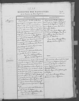 Registre de naissances 1821-1867.