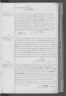 Registre d'annonces de mariage 1821-1857.