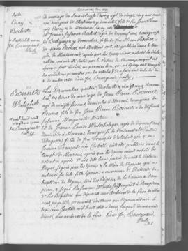 Registre d'annonces de mariage 1821-1856.