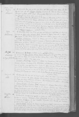 Registre d'annonces de mariage 1821-1848.