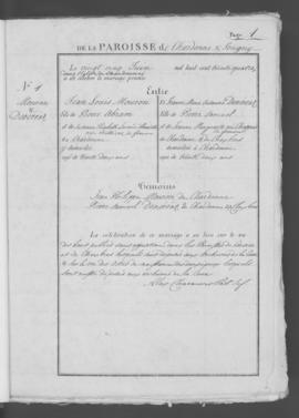 Registre de mariages 1834-1875.
