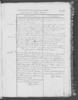 Registre de naissances 1821-1856.