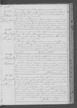 Registre d'annonces de mariage 1866-1882.