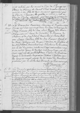 Registre d'annonces de mariage 1821-1868.