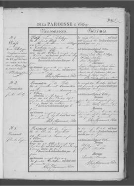 Registre de naissances 1845-1872.