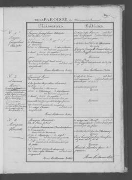 Registre de naissances 1850-1875.